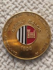 Medaglia Ascoli Calcio campion 77/78 dei record . 