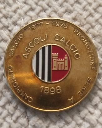 Medaglia Ascoli Calcio campion 77/78 dei record . 