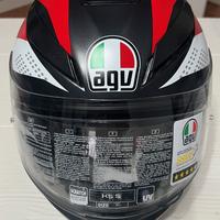 Casco Moto AGV K- 5 S Black/White/Red Taglia XL