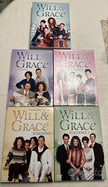 WILL & GRACE COFANETTI DVD STAGIONI 1 - 5 ITALIA
