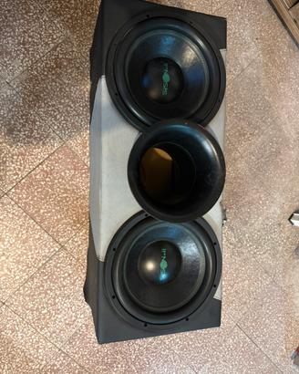 doppio subwoofer ipnosis 32cm