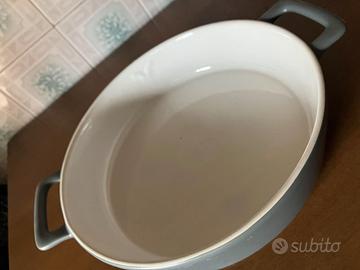 pirofila in ceramica da forno ,diametro 27x 7