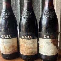 Bottiglie Barbaresco Gaia anno 85, 88,89