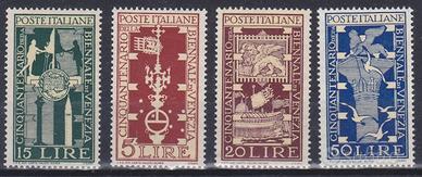 1949 50° ANNIVERSARIO BIENNALE ARTE VENEZIA MNH **