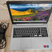 Notebook Dell 15,6" SSD NVME Win11 batteria nuova