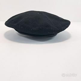 Cappello Basco nero militare da uomo taglia 57