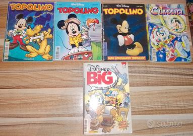 5 fumetti topolino 