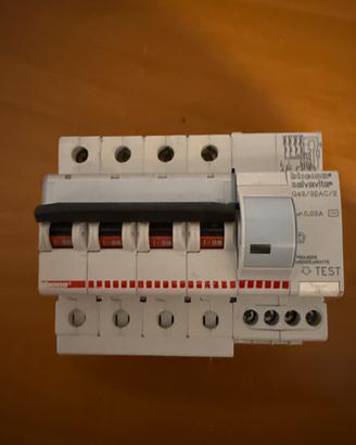 Magnetotermico Salvavita btcino