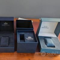 Scatole orologi Festina nuovi