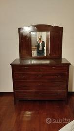 Camera in legno primi'900 arte povera veneta 