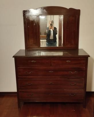 Camera in legno primi'900 arte povera veneta 