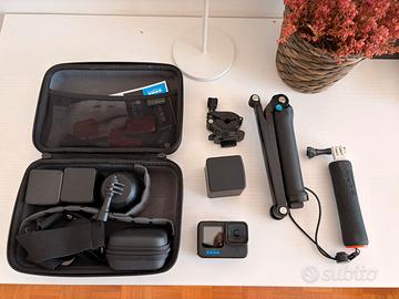 GoPro 10 Hero Black + accessori originali