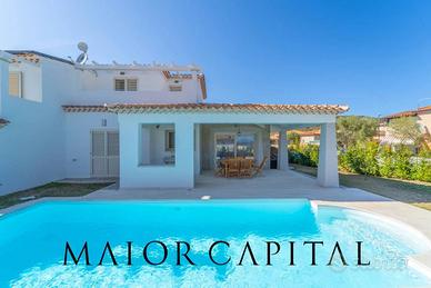 Budoni | Limpiddu | Villetta caposchiera con giard