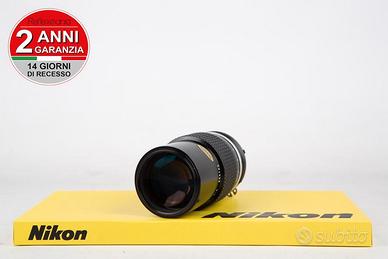 Nikon 200mm F4 Ai-S USATO GARANTITO PER DUE ANNI