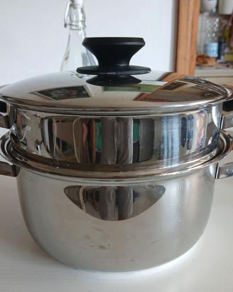 PENTOLE INOX 18/10 MONDIALCASA PER COTTURA BAGNOMA