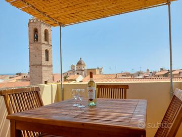 Alghero centro storico trilocale con terrazzo