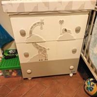 Lettino e Fasciatoio pali