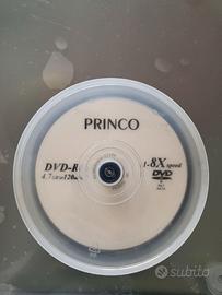 CD NUOVI PRINCO DVD-R 4.7 GB 120 MIN 1-8X SPEED
