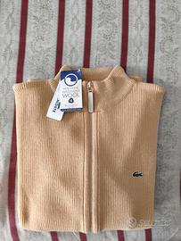 Maglione cardigan full zip Lacoste taglia 6 NUOVO