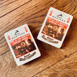 Amaro Montenegro Carte da Gioco Modiano 1998