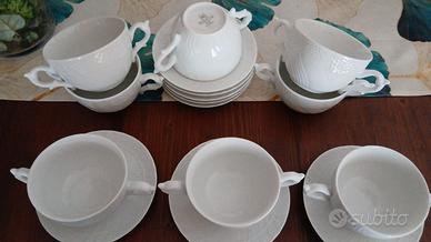 Set tazze da brodo Modelia porcellana vintage
