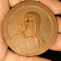 medaglione in bronzo