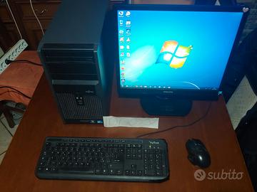 Pc Computer Fujitsu I3 3.20Ghz + Monitor Incluso