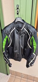 Giacca moto KAWASAKI in pelle
