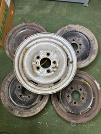 5 cerchi + 2 gomme Fiat Ducato prima serie