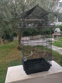 Gabbia voliera a pagoda per uccelli canarini