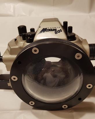 Fotocamera Nikon F801 + custodia subacquea Nexus