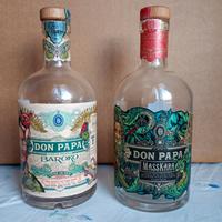 Coppia Bottiglie Vuote DON PAPA BAROKO & MASSKARA