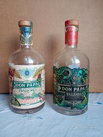 Coppia Bottiglie Vuote DON PAPA BAROKO & MASSKARA