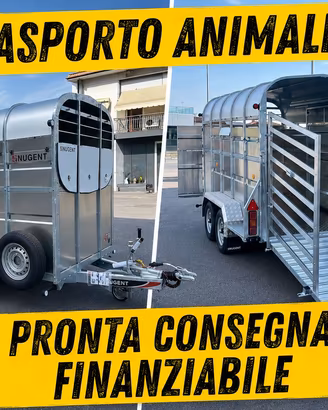 Trailer rimorchio trasporto animali Nugent