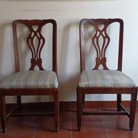 Sedia coppia con seduta removibile