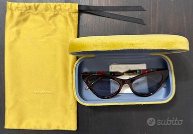 Occhiali da sole GUCCI cat eye, NUOVI