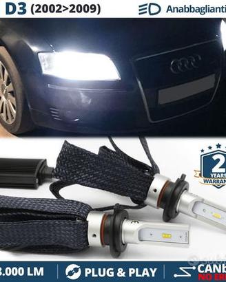 KIT FARI FULL LED H7 PER Audi A8 D3 CANBUS 6500K