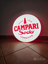Insegna luminosa campari soda
