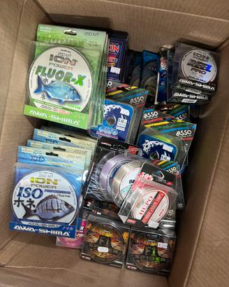 Stock materiale da pesca NUOVO DA NEGOZIO