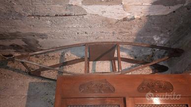 2 antichi telai scaldaletto del 1940