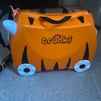 Valigia cavalcabile bambino trolley