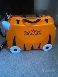 Valigia cavalcabile bambino trolley