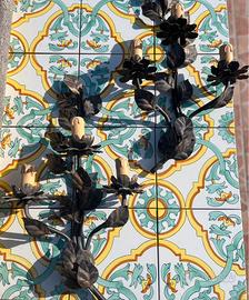 Lampadari ferro battuto