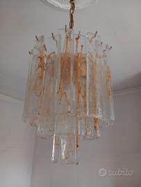 lampadario in vetro di murano la murrina