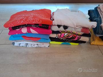 Box di 80 vestiti bambina 6-9 anni 