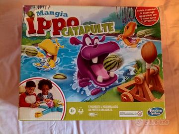gioco in scatola bambini mangia ippo catapulta 
