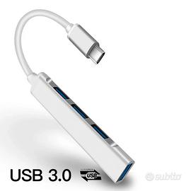 HUB USB Type-c 4 porte ADATTATORE OTG Mac