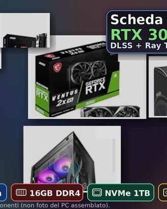 PC Gaming Ryzen 5 | RTX 3050 16gb ram  1tb ssd m2