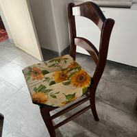 Set di 6 sedie in legno