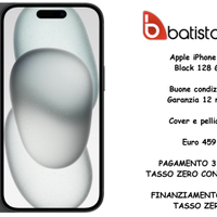 Apple iPhone 15 Black 128 Gb